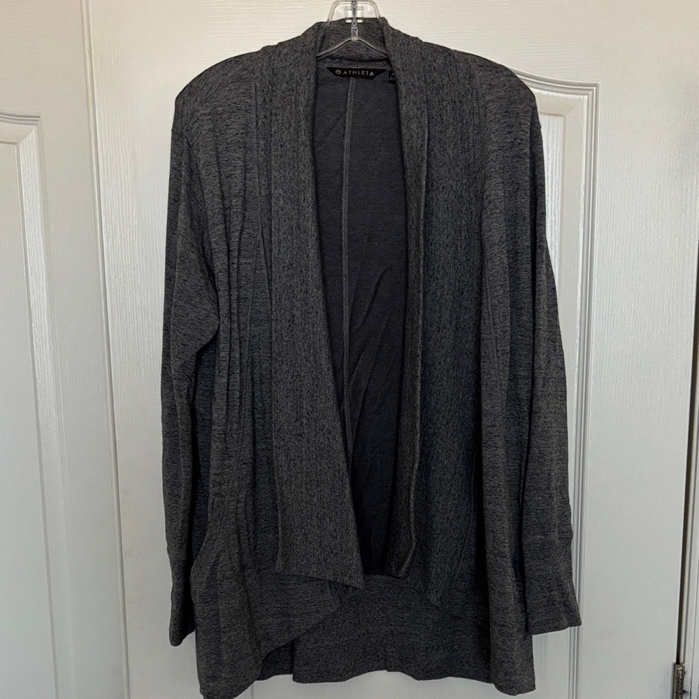 Athleta Women's Dark Gray Open Cardigan